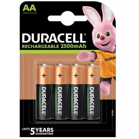 Duracell batteries Akumulator AA/LR6 2400/2500mAh 4pcs