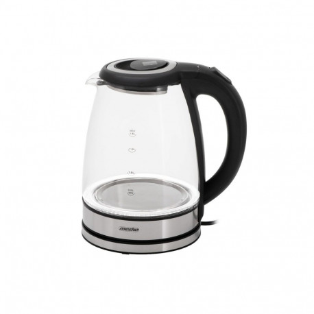 Electric Kettle - Mesko MS 1307 1.8L 1500W Glass Stainless Steel