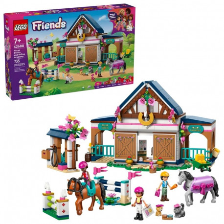 Toy Set - LEGO FRIENDS 42688 Horse Stable and Riding Academy (Lego, 735 pieces, 3 minifigures)