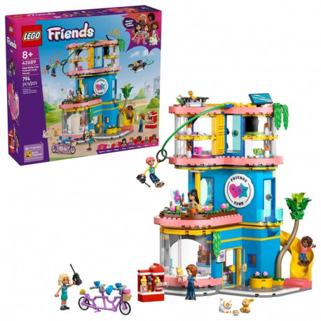 Toy Set - LEGO Friends 42689 Heartlake City Friends Club House (Lego, 794 pcs, 5 minifigures)