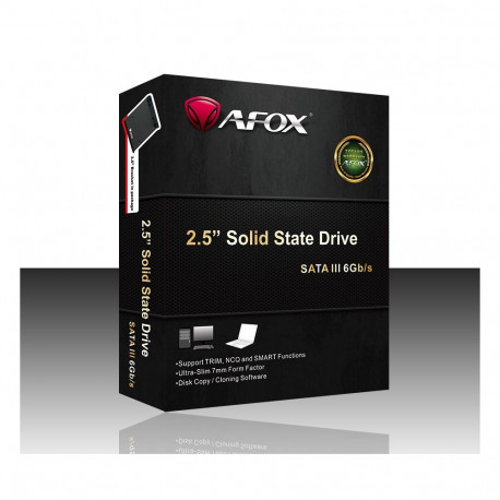 SSD - AFOX SD250 2TB SATA III 3D NAND 560MB/s Read 520MB/s Write