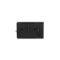 RACK CABINET 19" DOUBLE-SECTION WALL-MOUNT 6U/600X600 (FLAT PACK) BLACK LANBERG