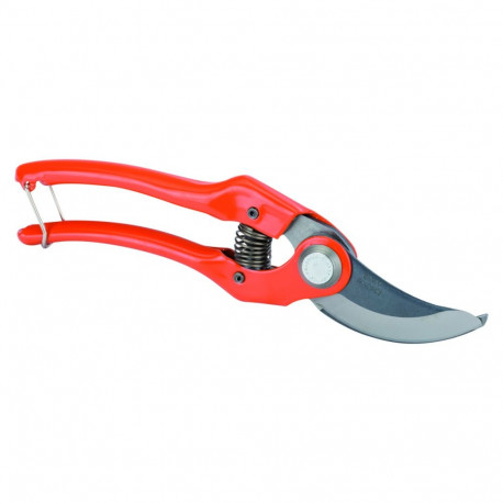 Bahco bypass secateurs with stamped steel handles and angled cutting head 200 mm, max Ø 20mm