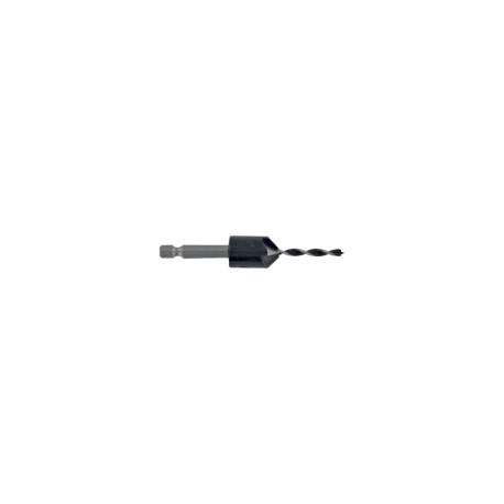 Puidupuur koos süvistiga Ø4mm, 1/4" kuuskant