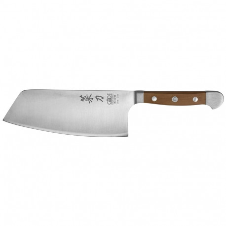Güde Alpha cooking knife Chai Dao Pear Wood 16 cm