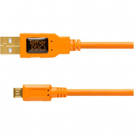 Tether Tools TetherPro USB 2.0 A Male to Micro B 5-pin oranž
