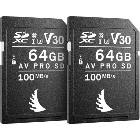 Angelbird memory card SDXC 64GB AV Pro V30 Match Pack for Fujifilm