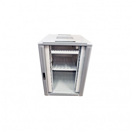 "ALLNET Netzwerkschrank 19"" 42HE B800/T 800mm Glastür Lichtgrau SNB-Serie"