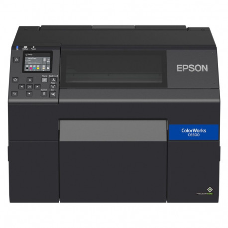 "EPSON ColorWorks C6500Ae (BK) 85mm/s, 4 Farben, USB, LAN, Cutter"