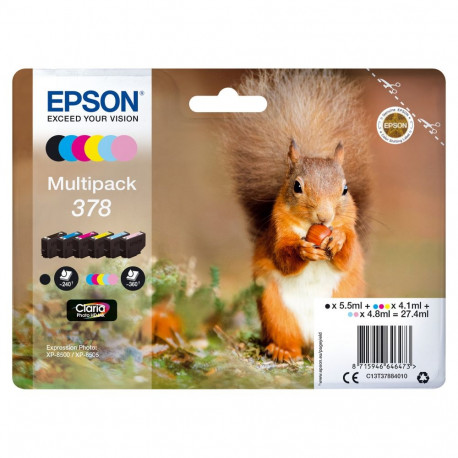 Epson 378 tindi multipakk (C13T37884010)
