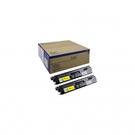 "Brother Toner TN-900YTWIN Gelb Doppelpack (12000 Seiten)"