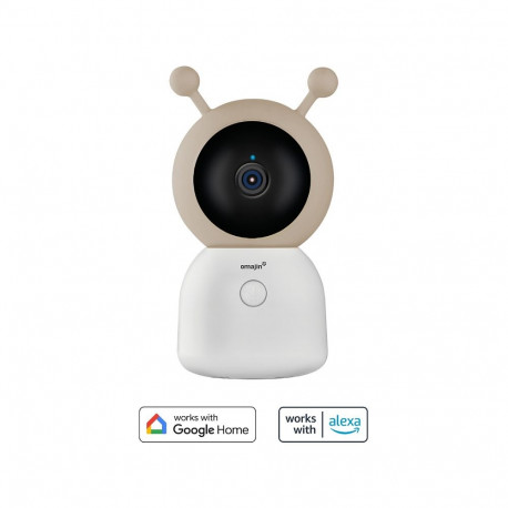 "Omajin by Netatmo Babyphone Kamera - Akku - 2-Wege-Audio - weiß"