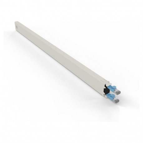 "Patchbox patchbox.one Kupferkassette 30RU (1,8 m), Cat. 6a, U/FTP, PoE, blau"