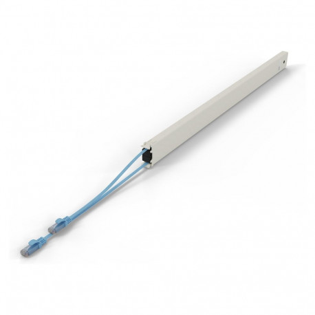 "Patchbox patchbox.one Kupferkassette 46RU (2,5 m), Cat. 6a, U/UTP, PoE++, blau"