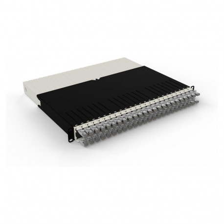 "Patchbox patchbox.one Kabeleinzugssystem 8RU/STP (0,8 m) mit 24 Kassetten, Patchkabel Cat. 6a, U/FT