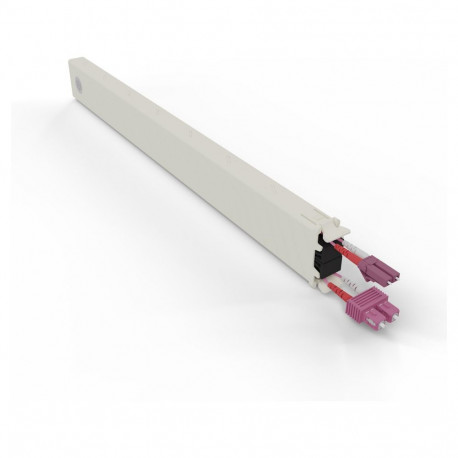 "Patchbox patchbox.one Kupferkassette 8RU (0,8 m), LWL OM4, LC-SC, erikaviolett"