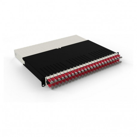 "Patchbox patchbox.one Kabeleinzugssystem 8RU/STP (0,8 m) mit 24 Kassetten, Patchkabel Cat. 6a, U/FT