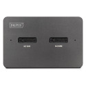 "Docking USB-C->NVMe SSD,SATA SSD, SD"