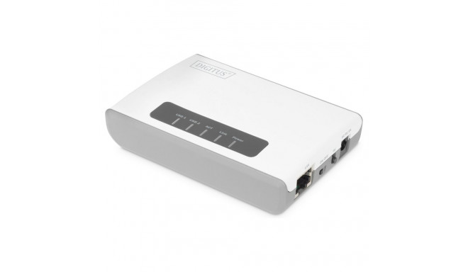 "DIGITUS 2-Port USB2.0 Wireless Multif. Netw.Server,300Mbps"