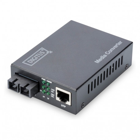 DIGITUS meediakonverter Gigabit RJ45/SC ühemoodiline