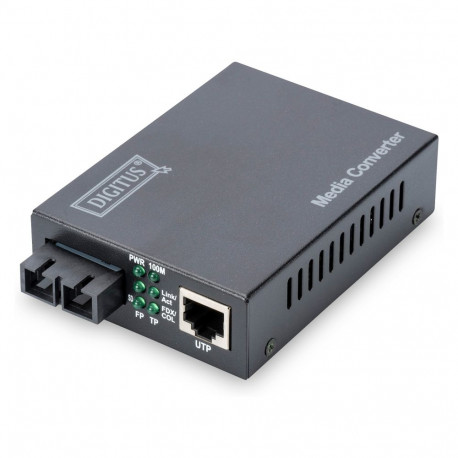 "DIGITUS Medienkonverter Fast Ethernet RJ45/SC Singlemode"