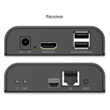 "DIGITUS Extender Set HDMI KVM 4K/60Hz schwarz"