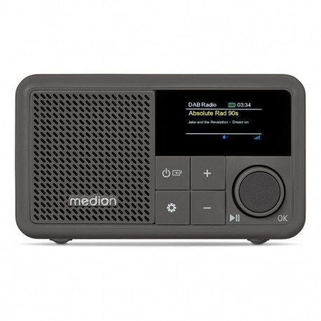 "Medion LIFE® S66822 Tragbares DAB+ Radio grau"