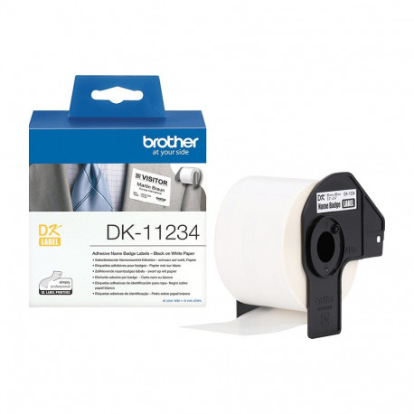 "BROTHER name badge labels 260 pcs/roll 60 x 86 DK single label roll"