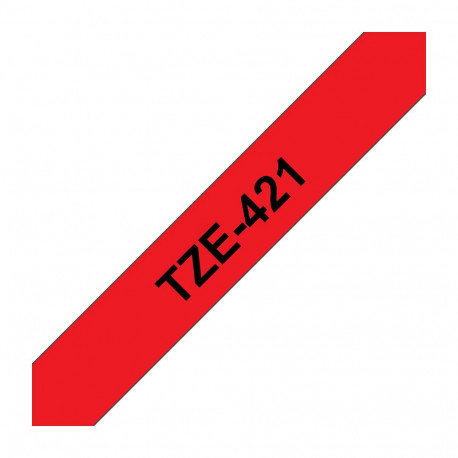 "BROTHER P-Touch TZE-421 schwarz auf rot 9mm"