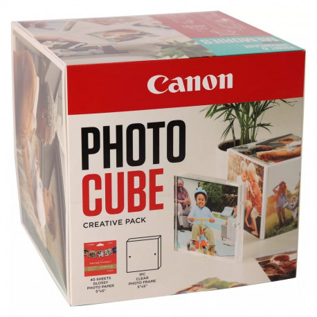 "CANON Photo Cube Creative + PP-201 inkl.Fotopapier 40Bl. glossy / blau"