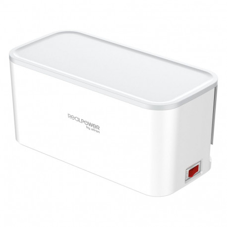 "RealPower PowerBox 522 - 1,5 m - Drinnen - Weiß - 5 AC-Ausgänge - 3,1 A - 5 V"