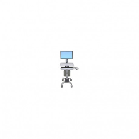 "ERGOTRON Work-Fit-C single LCD Card LD sit-stand bis 68,6cm 27 Zoll VESA 75x75 100x100mm max.12,3kg