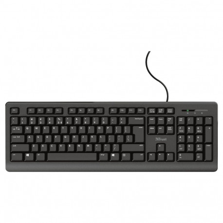 TRUST TK-150 klaviatuur, Saksa QWERTZ paigutus, USB-ühendus