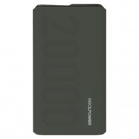 "RealPower Powerbank PB-20000 PD+ Midnight Green 20.000mAh"