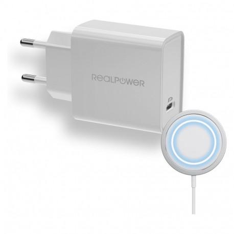 RealPower C-MagSet 20W laadija koos laadimisalusega