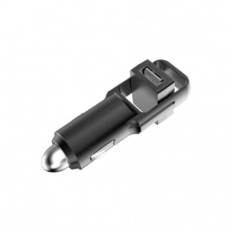 RealPower slim autolaadija 2400mA 2xUSB