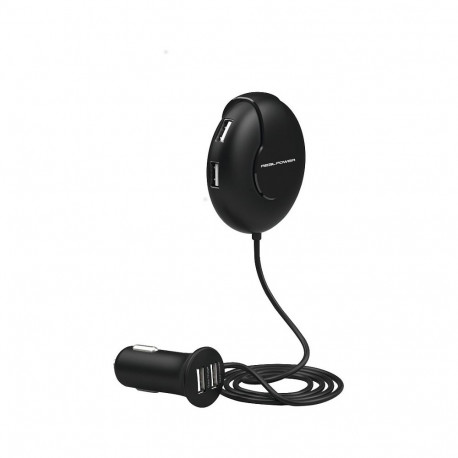 "RealPower KFZ-Ladegerät Hub 6 2400mA 6xUSB"
