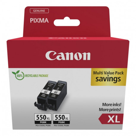 Canon 6431B010 PGI-550XL PGBK pigmenteeritud must kaksikpakend