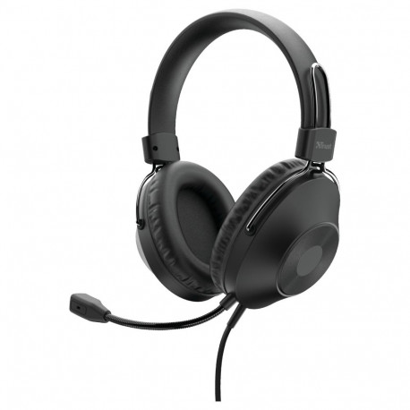 "Trust Headset USB HS-250 Over-Ear schwarz"