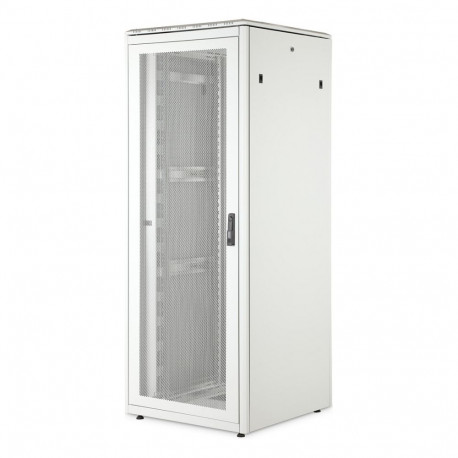 "DIGITUS Netzwerkschrank Unique Serie grau 42HE 800x800mm perforierte Fronttr"