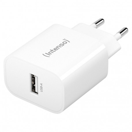 Intenso W5A vooluadapter 1x USB-A 5 Watt valge