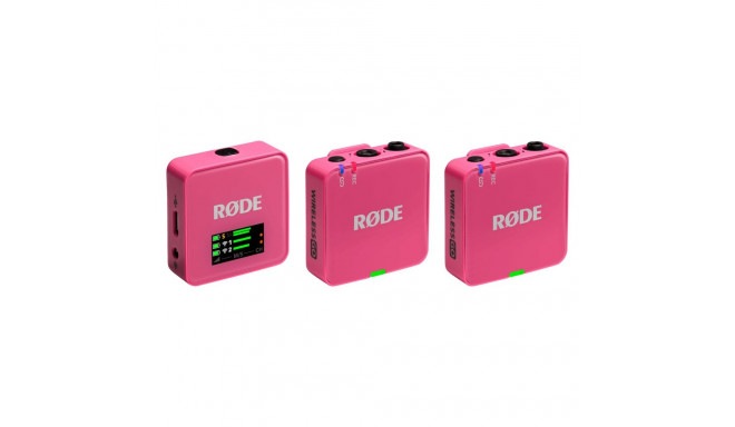 Rode Wireless GO (Gen 3) roosa mikrofon