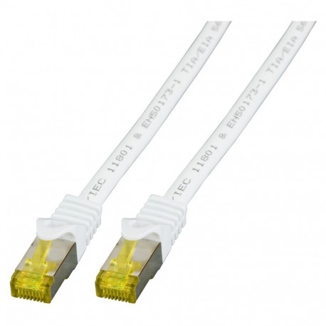 "EFB RJ45 Patchkabel S/FTP Cat.6A LSZH Cat.7 Rohk. 1.50m weiß"