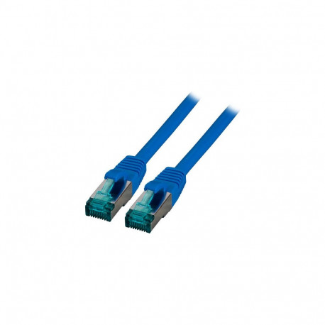 "EFB RJ45 Patchkabel S/FTP Cat.6A LSZH 0.25m blau"