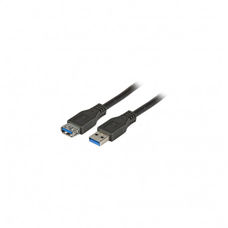 "EFB USB3.0 Verlängerungskabel A-A,St-Bu,1.8m,schwarz,Premium"