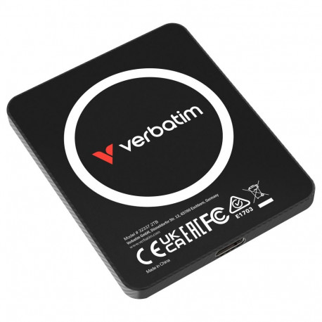 2TB Verbatim SnapBack ultraõhuke USB 3.2 Gen 2x2 must 32337