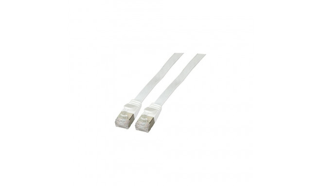 "EFB RJ45 Flachpatchkabel U/FTP Cat.6A PVC 0.15m weiß"