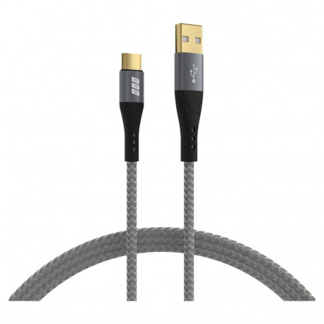 "EFB USB-A auf USB-C Kabel 60W QC 3A 3m grau"