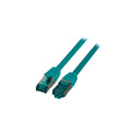 "EFB RJ45 Patchkabel S/FTP Cat.6A LSZH 10.00m grün"