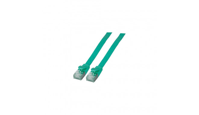 "EFB RJ45 Flachpatchkabel U/FTP, Cat.6A, PVC, 5m, grün"